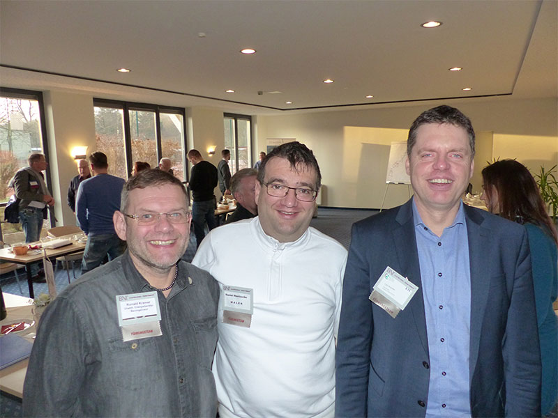 v.l.n.r. Ronald Kramer, Daniel Hantzsche und Lars Kreuter. Bildquelle: meeco Communication Services