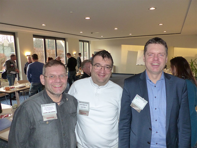 v.l.n.r. Ronald Kramer, Daniel Hantzsche und Lars Kreuter. Bildquelle: meeco Communication Services