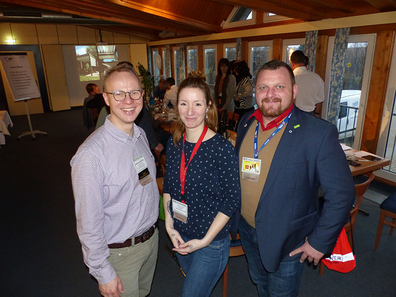 Das aktuelle Führungsteam des BNI-Chapters "Erich Heckel" - v.l.n.r. Andreas Schmidt, Monique Dressel und Ingolf Stuber. Bildquelle: meeco Communication Services